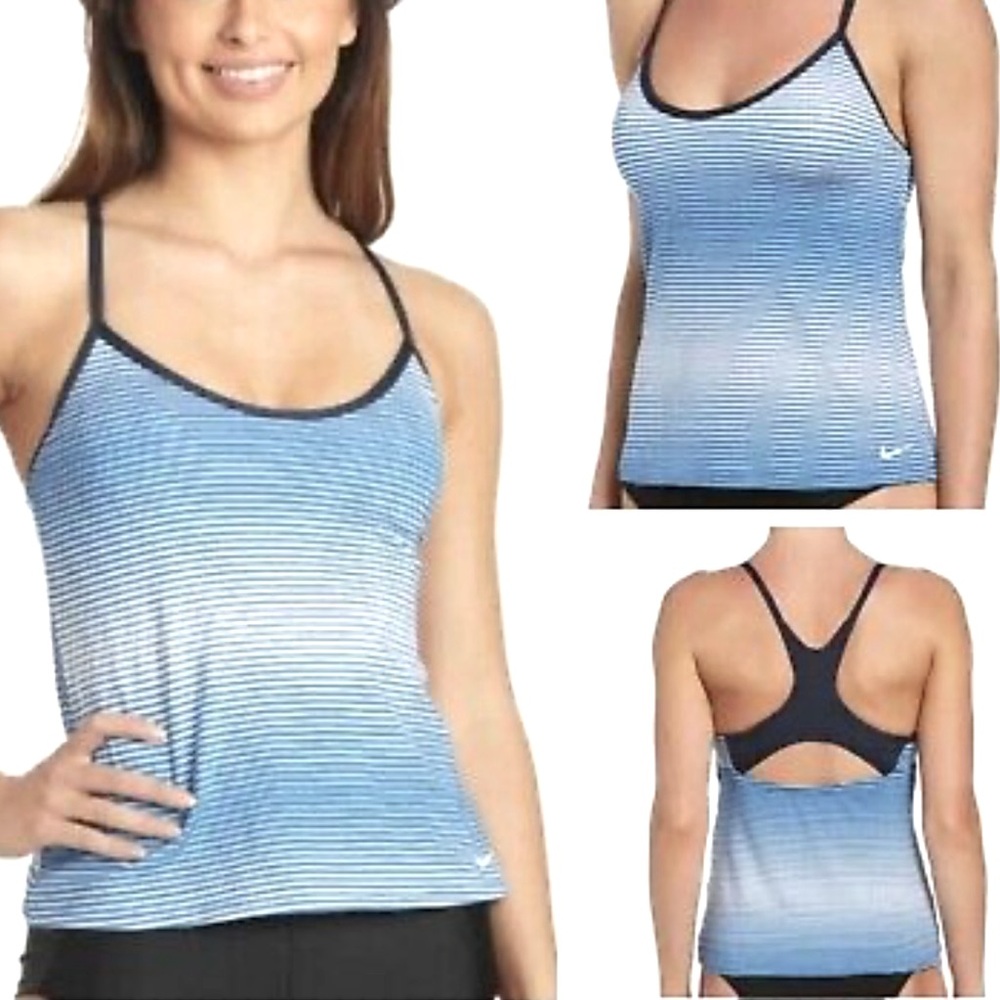 Nike Essential Scoop Neck Tankini Top. Size Med. Like New!